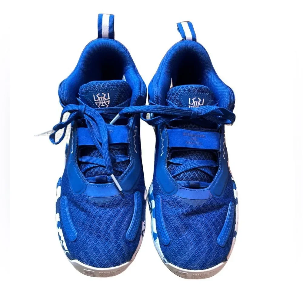 Adidas‎ D.O.N. Issue 3 Blue Camo Basketball Sneakers Mens 8.5 GV7264